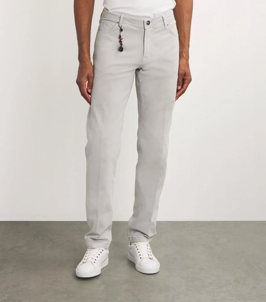 Marco Pescarolo Cotton-Cashmere Slim Jeans 3