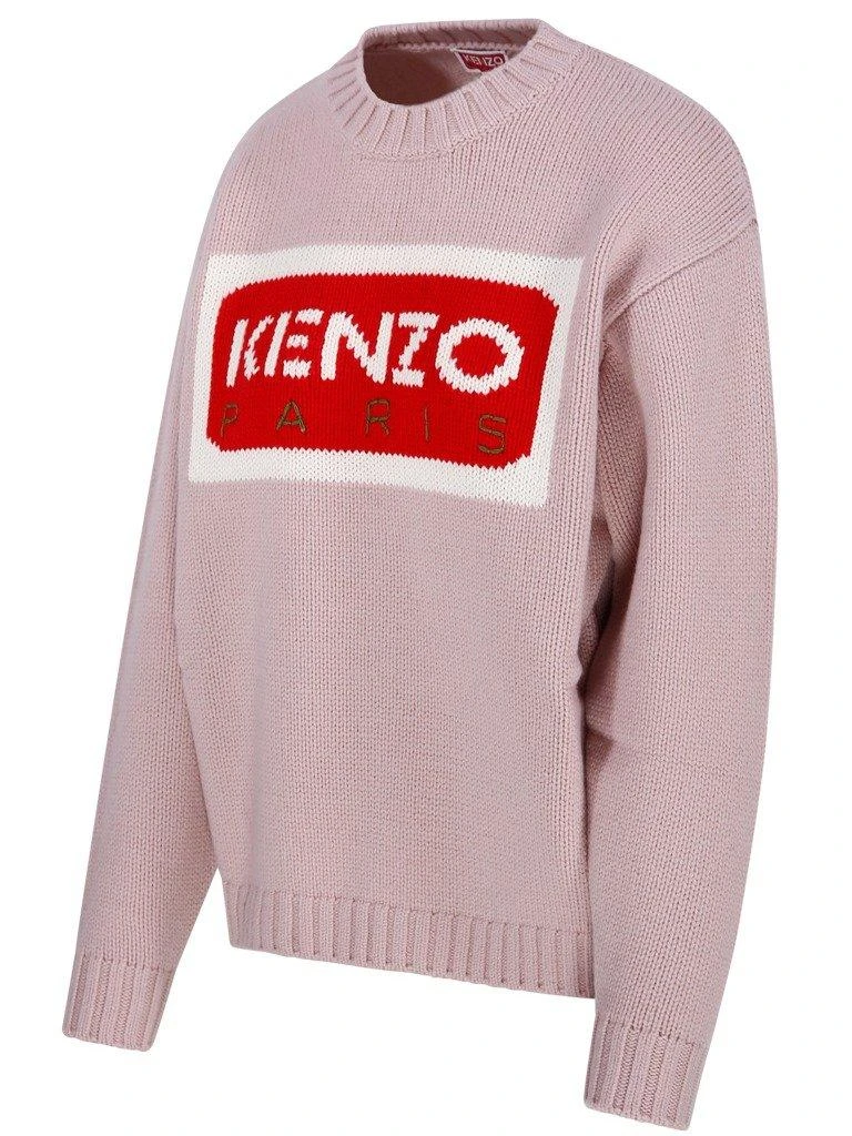 Kenzo Kenzo Logo Intarsia Crewneck Jumper 3