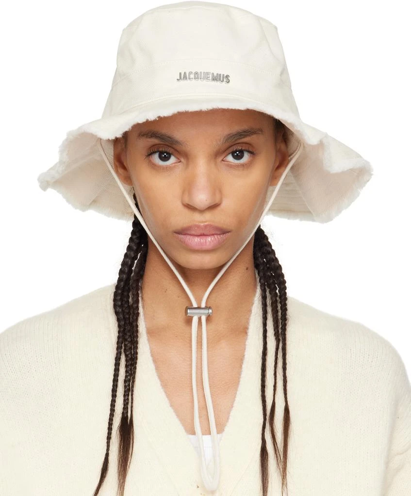 Jacquemus Off-White Les Classiques 'The Artichaut' Bucket Hat 1
