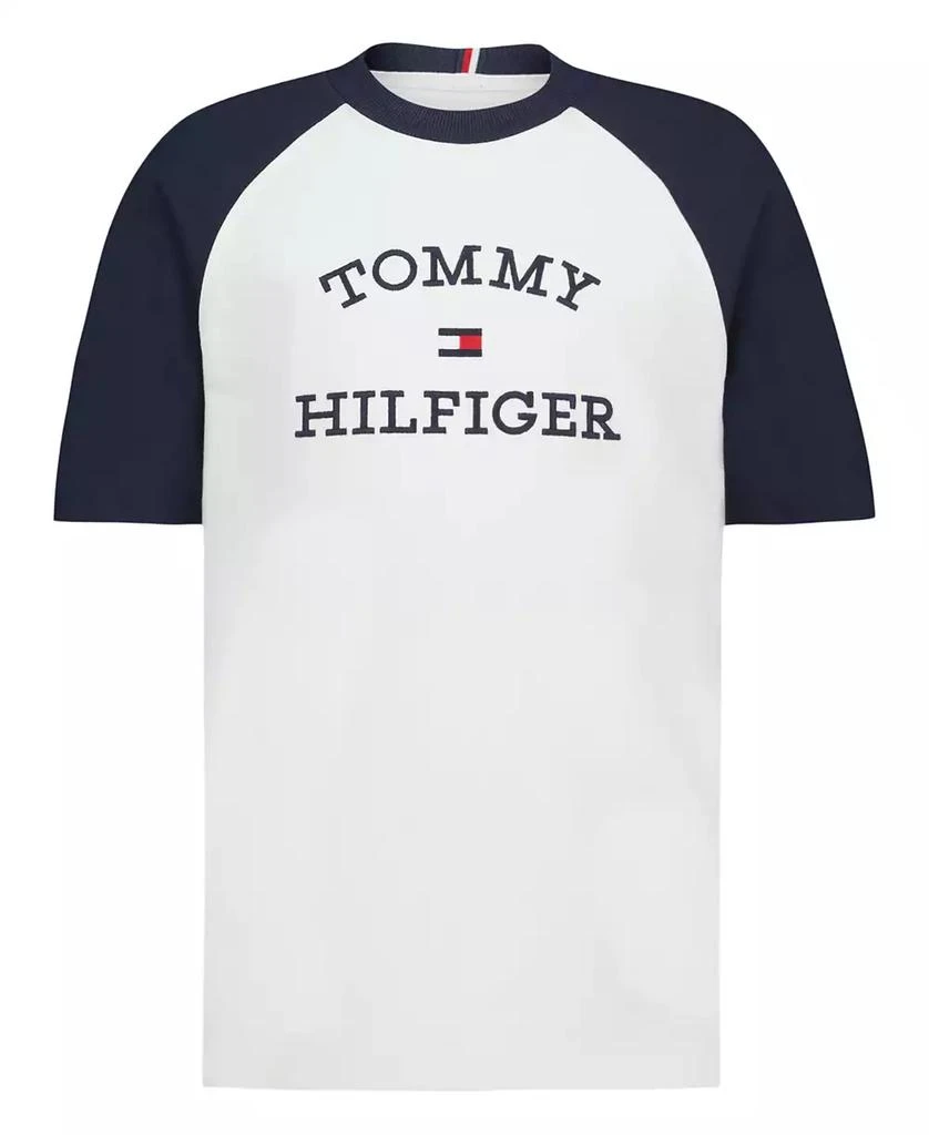 Tommy Hilfiger Little and Toddler Boys Raglan Terry Short Sleeve Knit T-Shirt