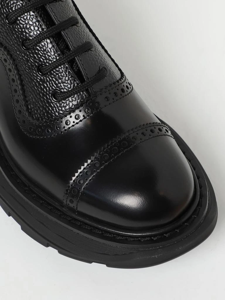 Alexander McQueen Alexander McQueen derby in brushed leather 4