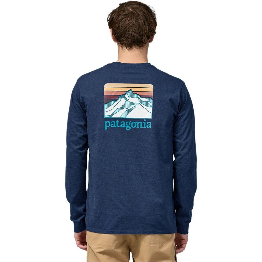 Patagonia Line Logo Ridge Long-Sleeve Responsibili-T-Shirt - Men's 1