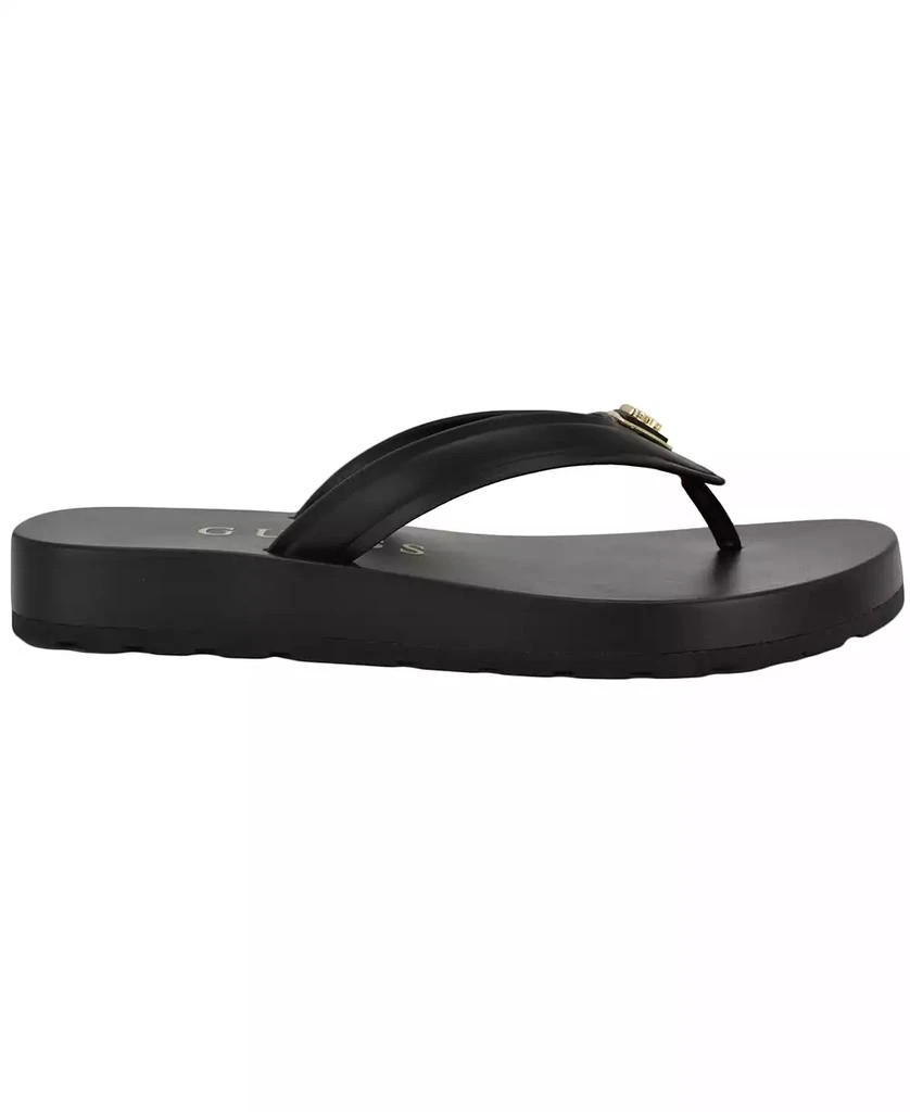 GUESS Women's Candry Triangle Logo Eva Thong Flip Flop Sandals 2