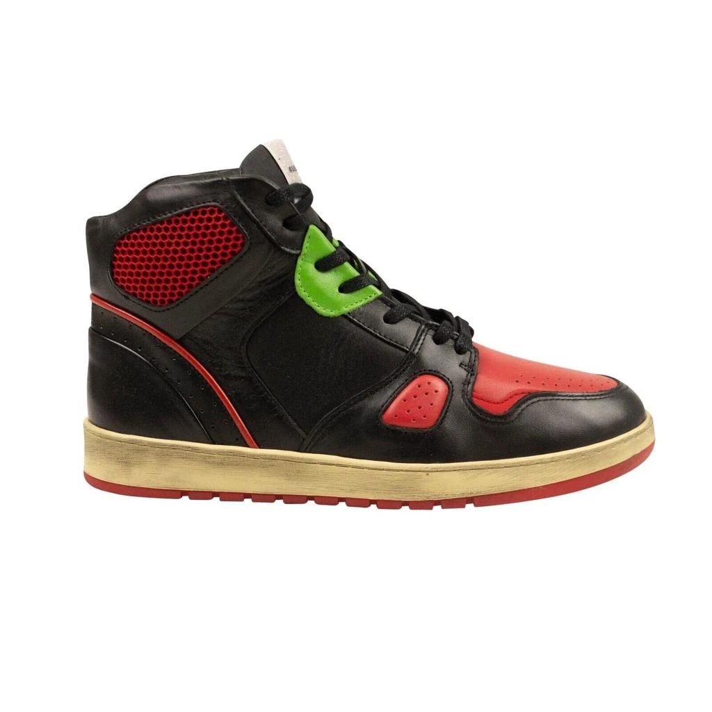ALES GREY Battalion Sneakers - Black/Red/Grey 5