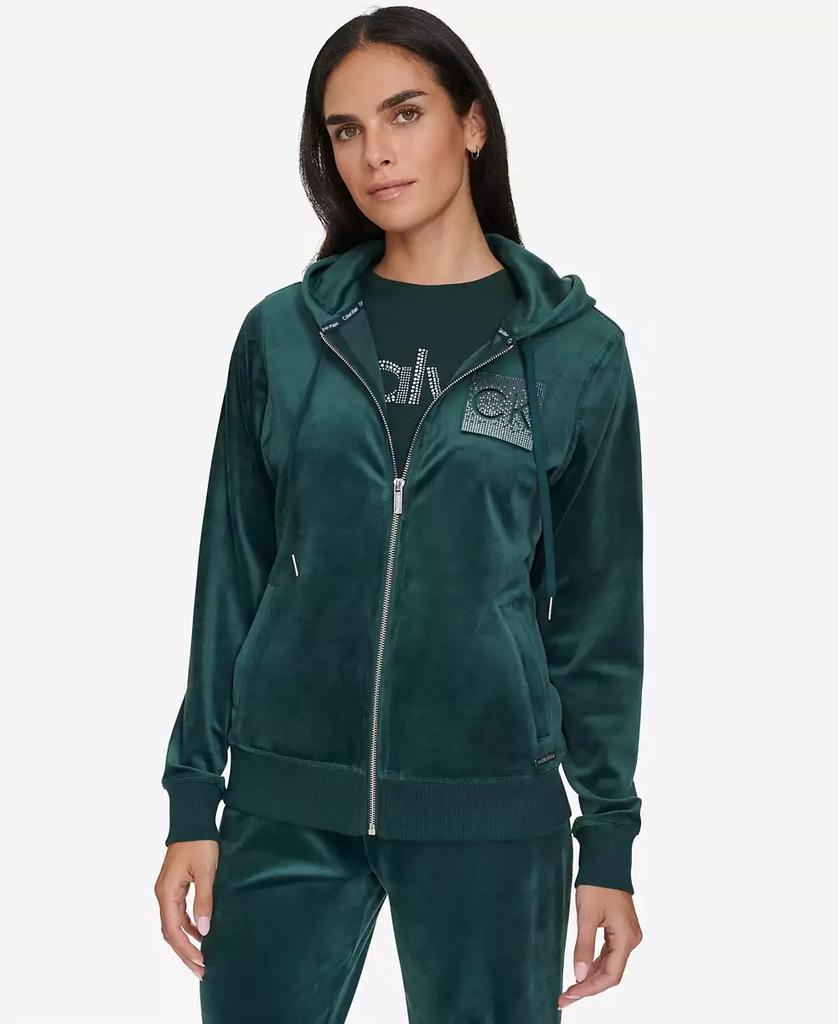 Calvin klein velour tracksuit on sale