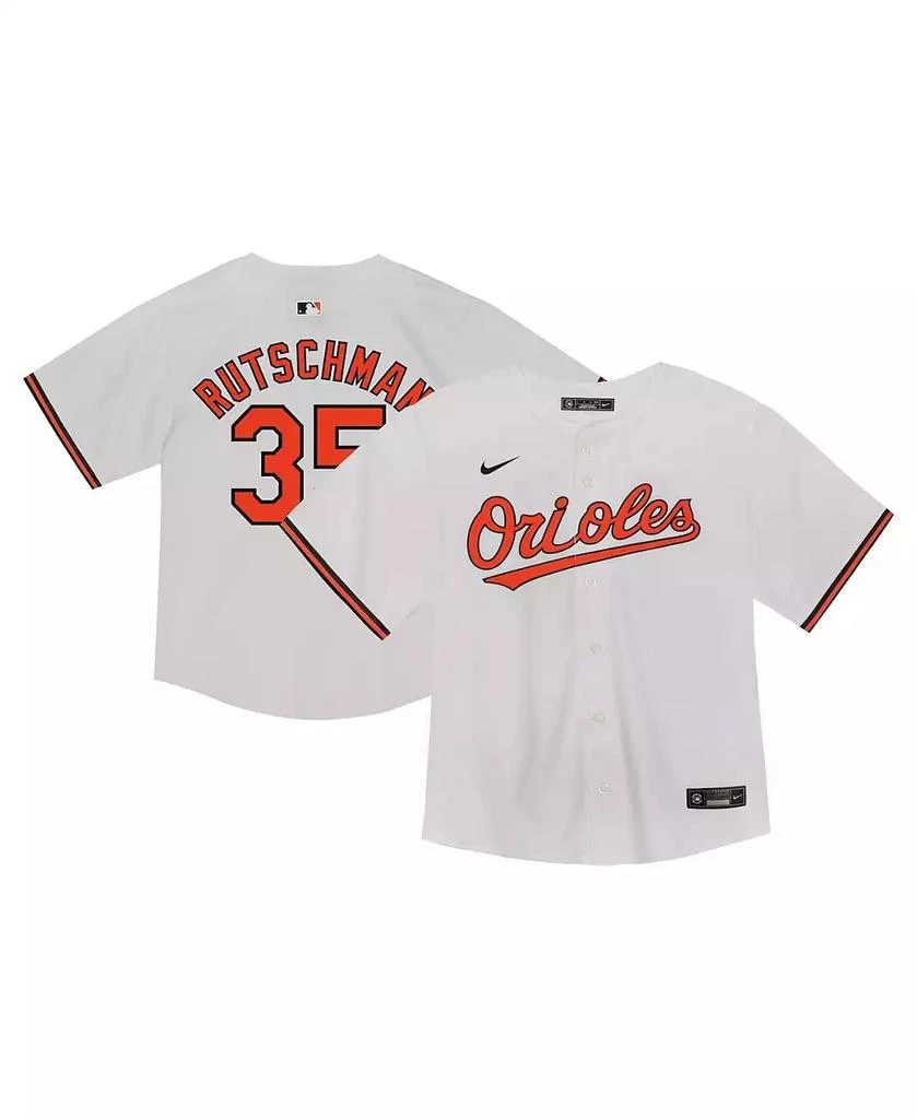 NIKE Baby Boys and Girls Adley Rutschman White Baltimore Orioles Game Jersey 1