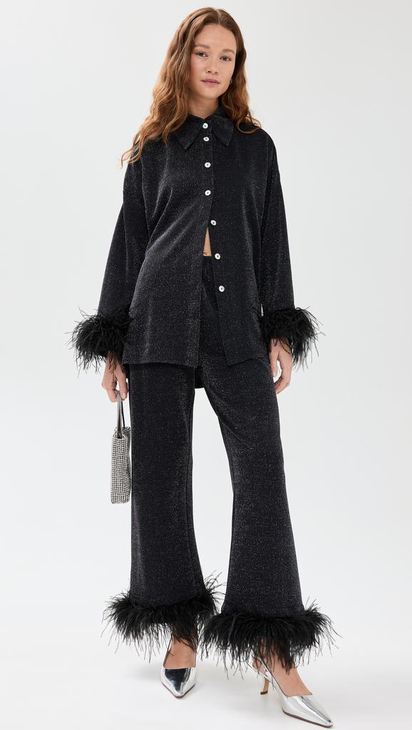 Sleeper Cosmos Oversized Metallic Pajama Set