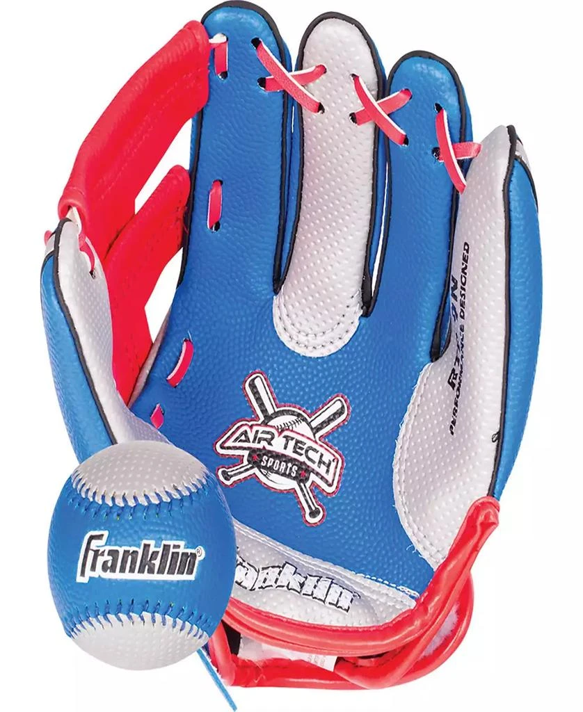 Franklin Air Tech 9" Baseball Glove Right Handed Thrower With Ball 2