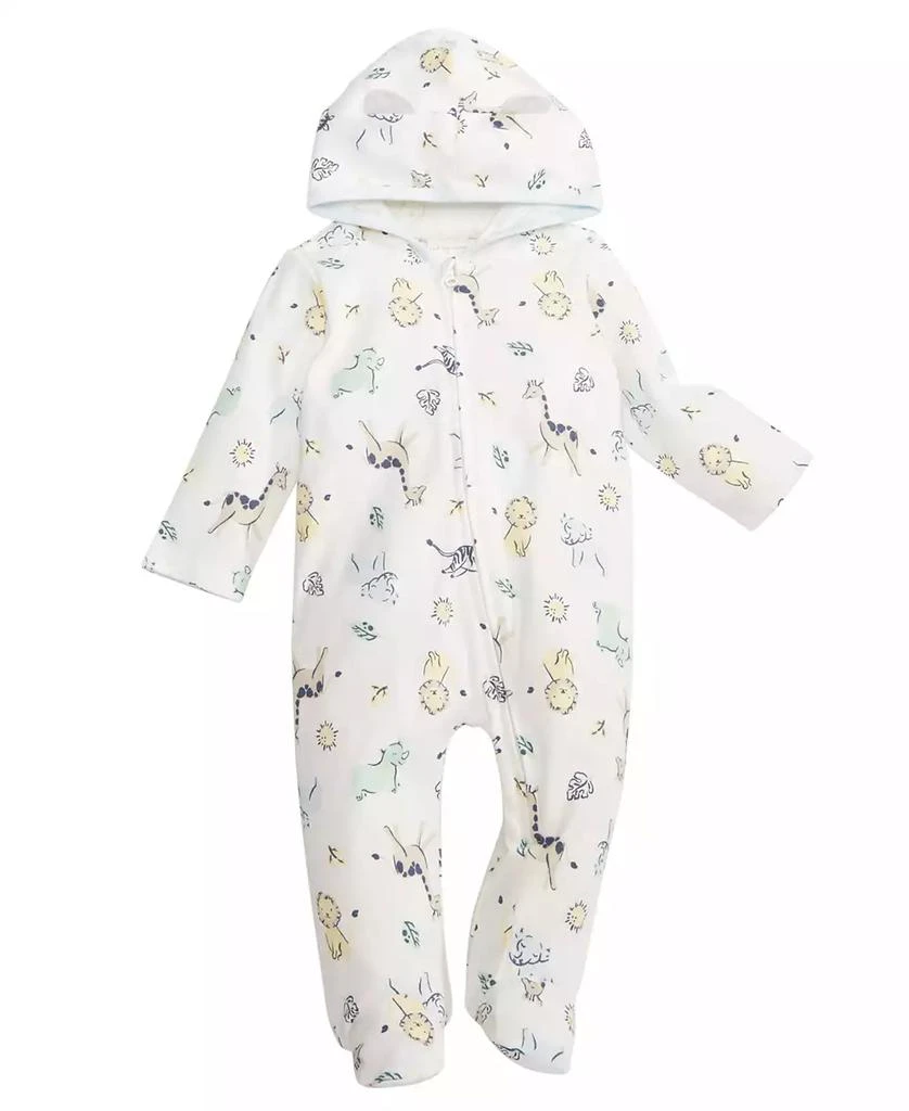 First Impressions Baby Boys Safari Footed Coverall, Created for Macy's 1