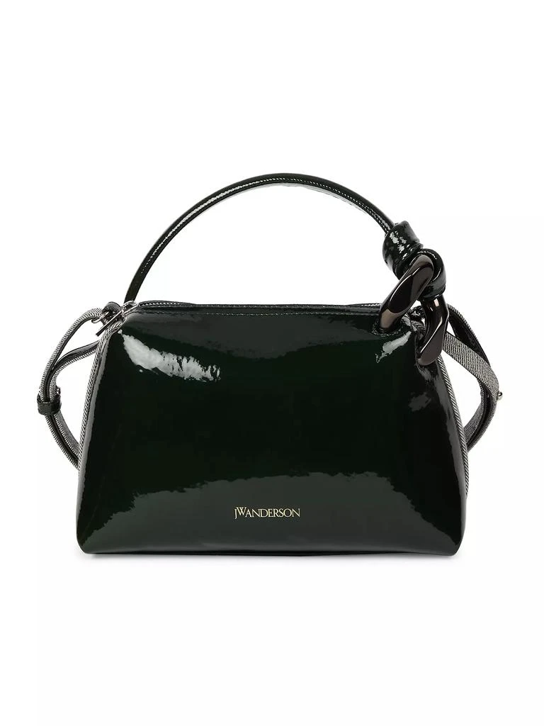 JW Anderson JWA Corner Patent Top-Handle Bag 1