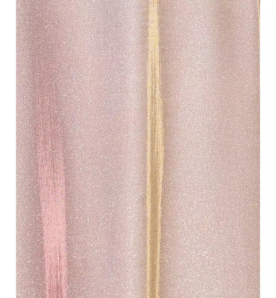 Betsy & Adam Plus Size Metallic Off-The-Shoulder Gown 5