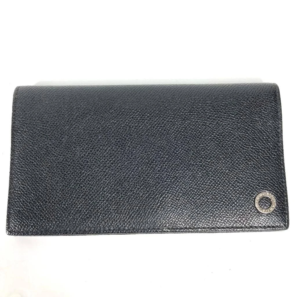 BVLGARI Leather Long Wallet (Bi-Fold) (Pre-Owned)