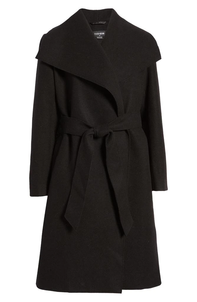 NOIZE Lena Belted Wrap Coat 6