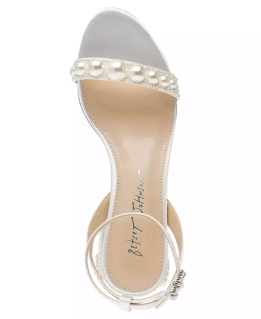 Betsey Johnson Women's Tina Block Heel Dress Sandals 4