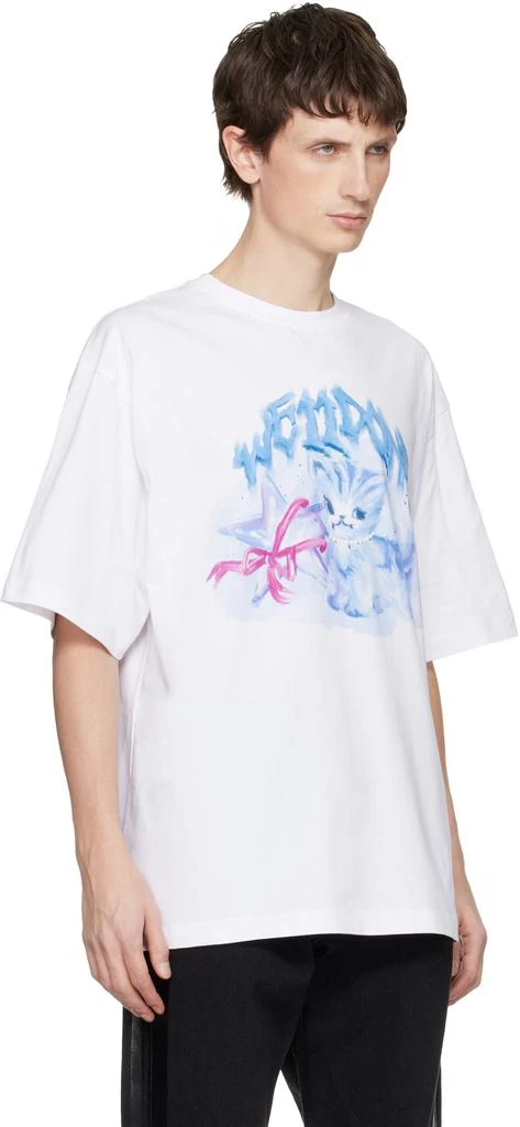 We11done White Watercolor Monster T-shirt 2