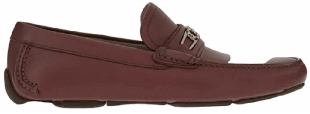 Salvatore Ferragamo Men
s Driver Gancini Loafers In Nebbiolo 1
