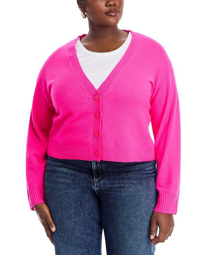 AQUA V-Neck Cardigan - Exclusive 11
