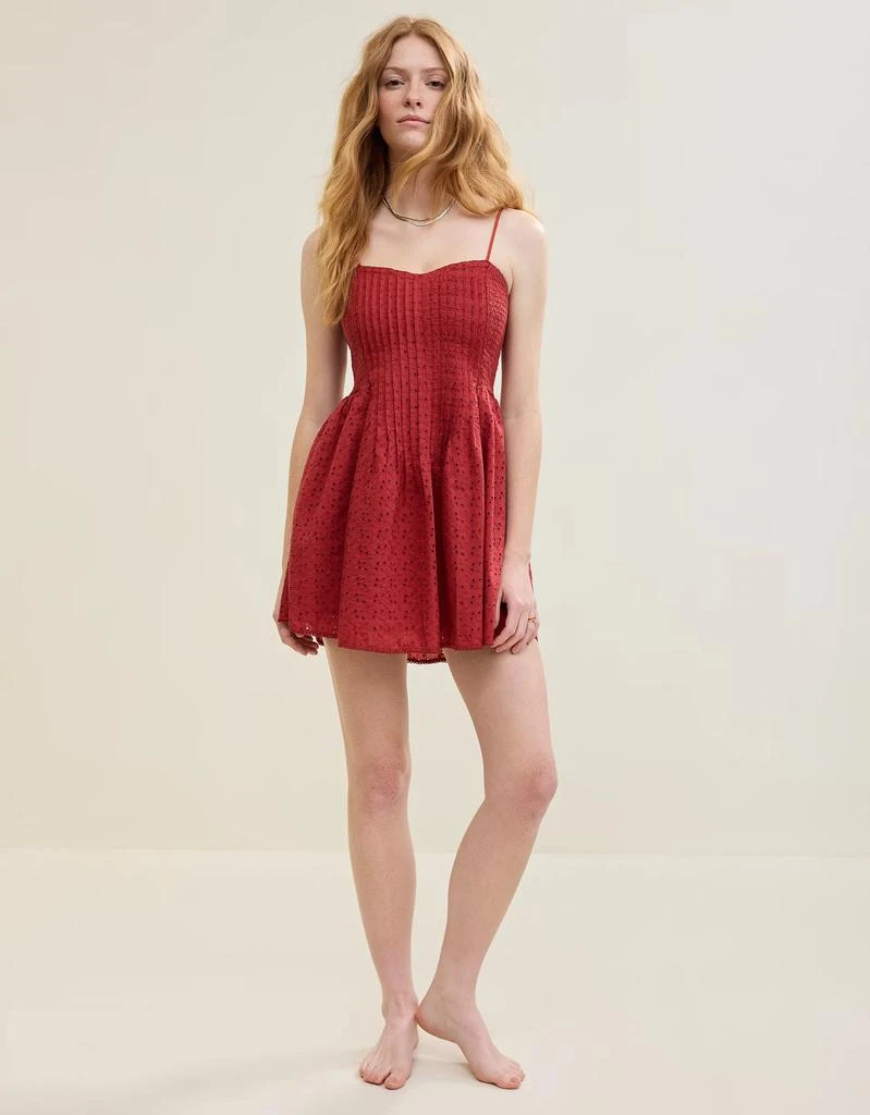 Aerie Aerie Eyelet Mini Dress 1
