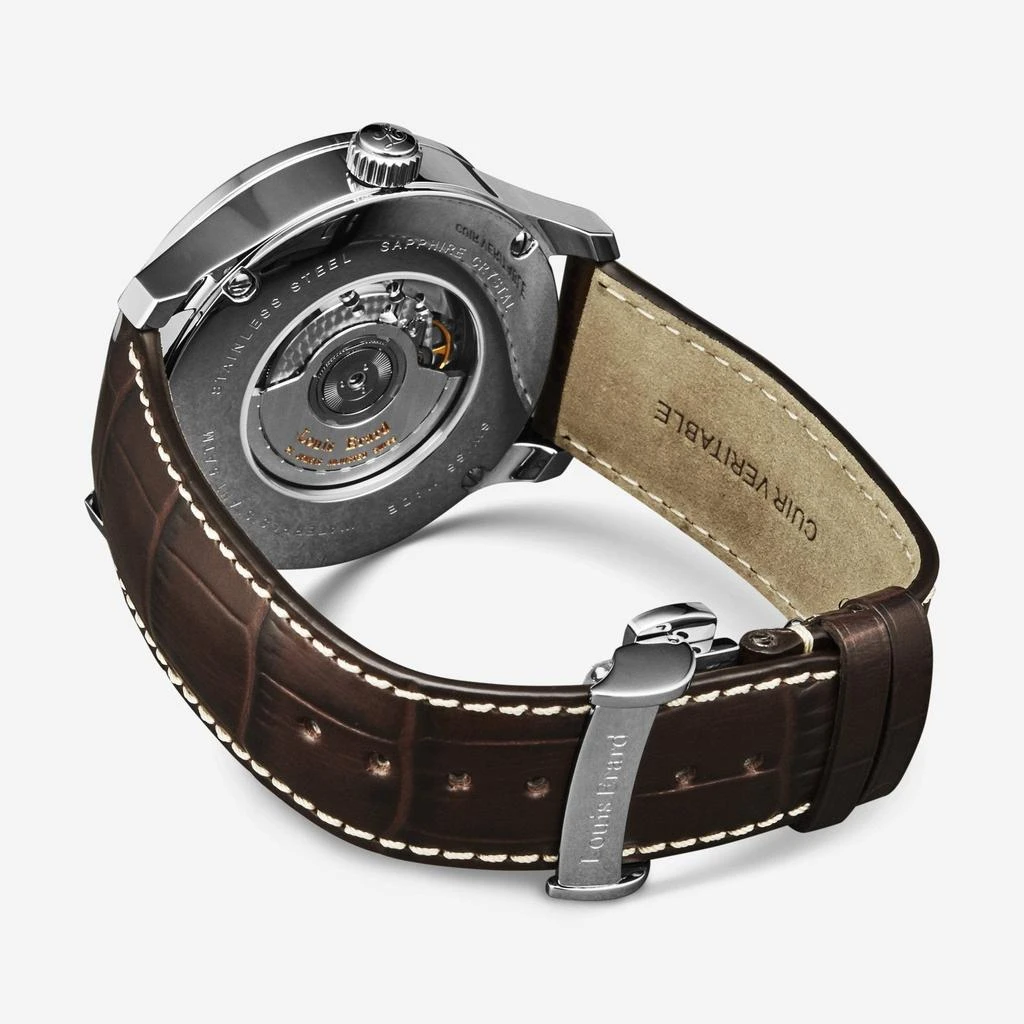 Louis Erard Louis Erard 1931 Big Date Dual Time Stainless Steel Automatic Men's Watch 82222AA01.BDC52 3