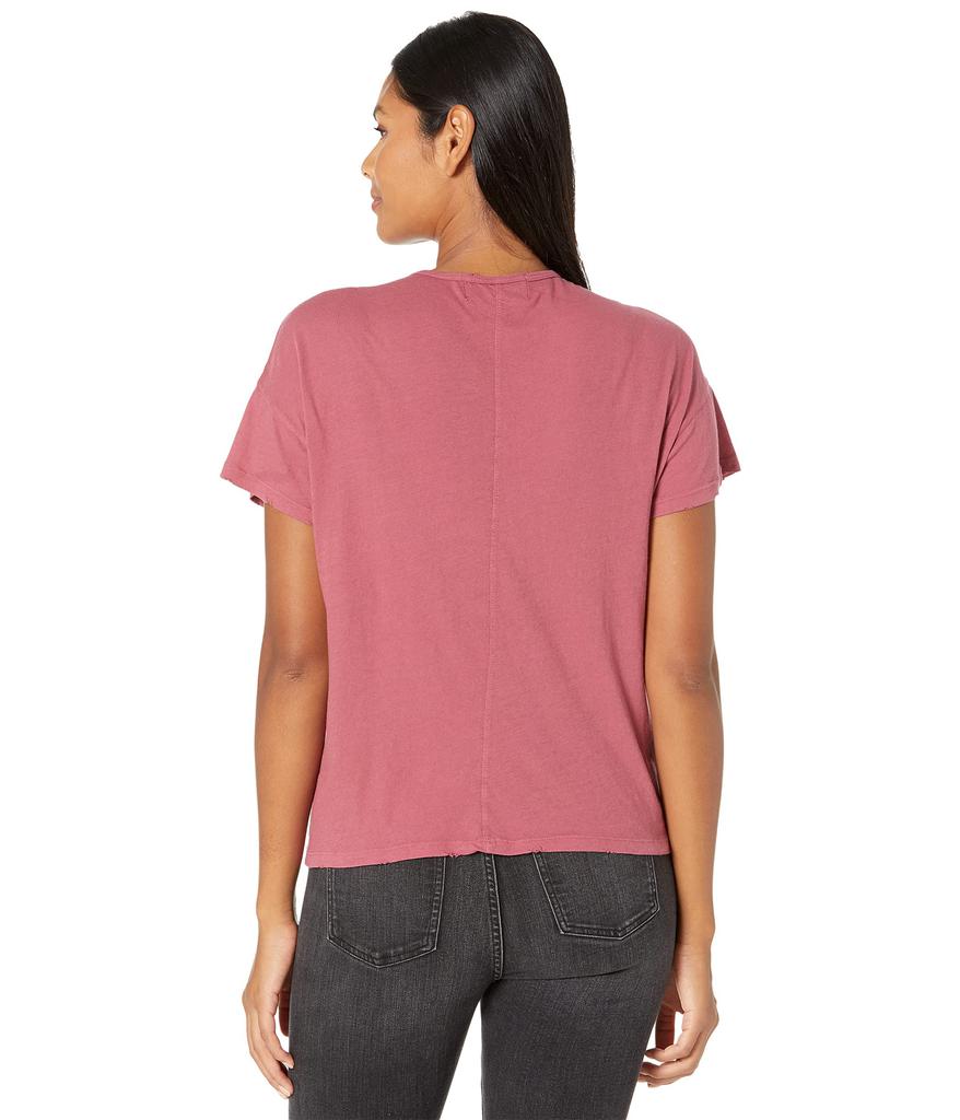 Wildfox Chrissy V-Neck Tee in Cotton Jersey