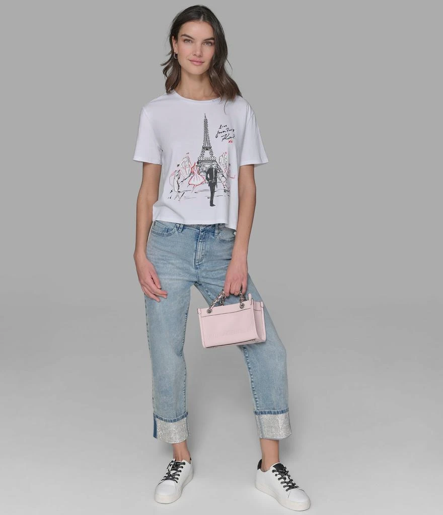 Karl Lagerfeld Paris KARL IN PARIS SKETCH LOGO TEE 4