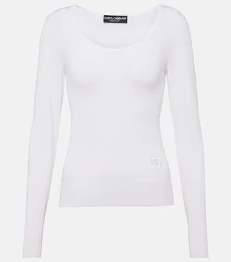 Dolce 
Gabbana Silk-blend sweater 1