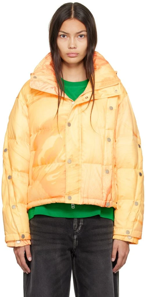 Feng Chen Wang Orange Deconstructed Down Jacket 1