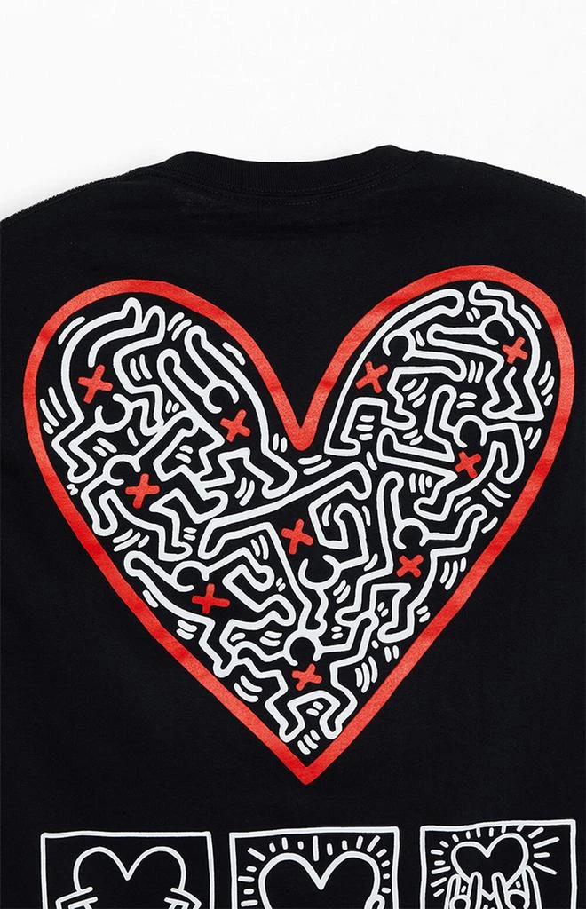 null Keith Haring Big Heart T-Shirt 4