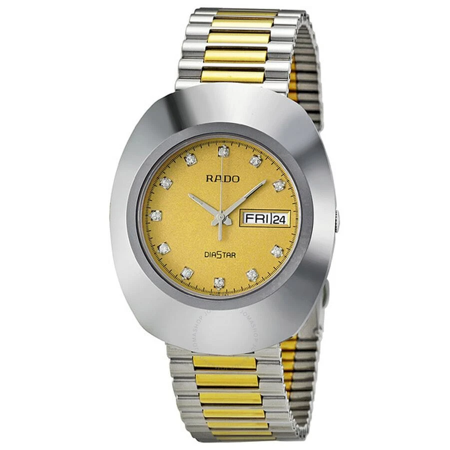 Rado The Original Quartz Gold Dial Men's Watch R12391633 1