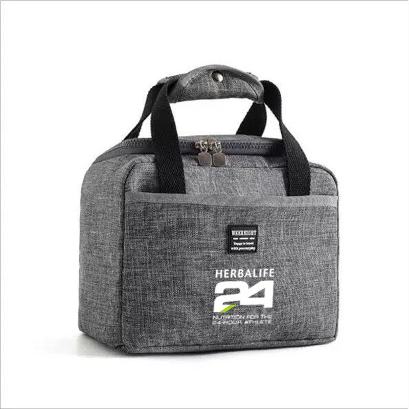 SheShow Portable Insulation Herbalife Lunch Bag Thicken Thermal Insulated Cation Picnic Food Cooler Box Tote Storage Ice Bags Unisex 1