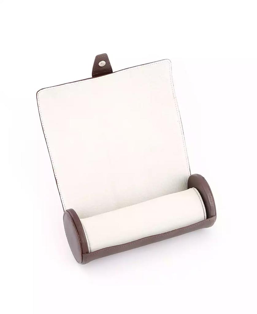 ROYCE New York Suede Lined Travel Watch Roll