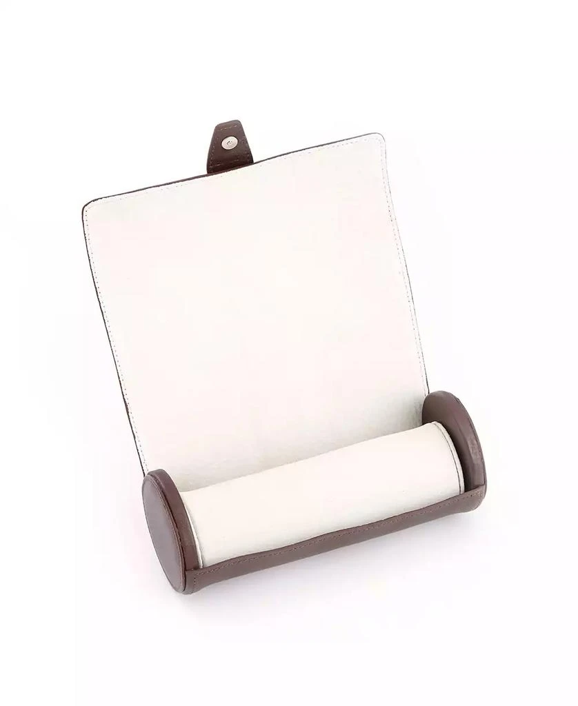ROYCE New York Suede Lined Travel Watch Roll 2