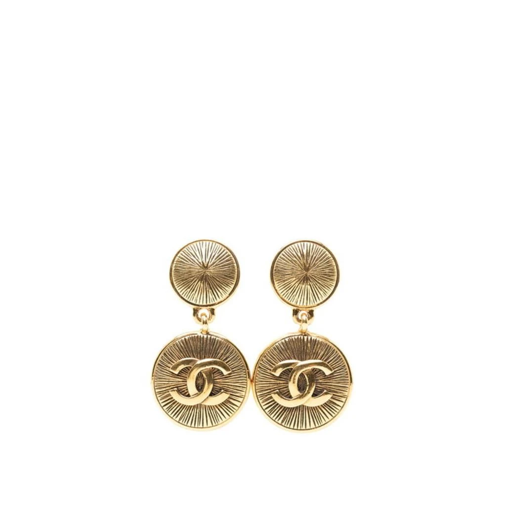 Chanel Plating Clip Earrings (Pre-Owned)