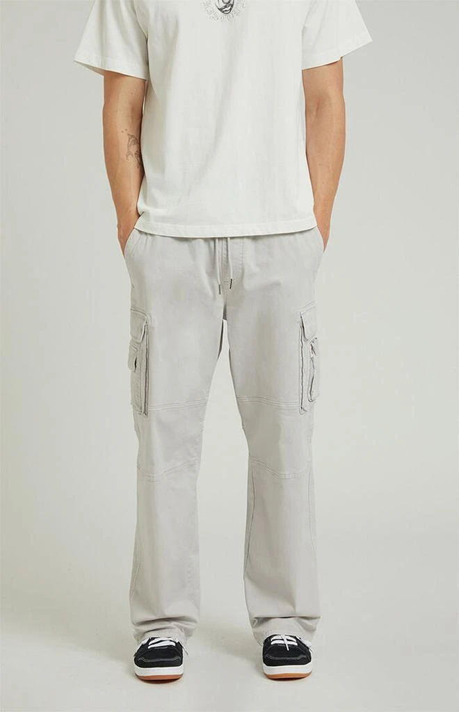 PacSun Gray Baggy Cargo Pants 1