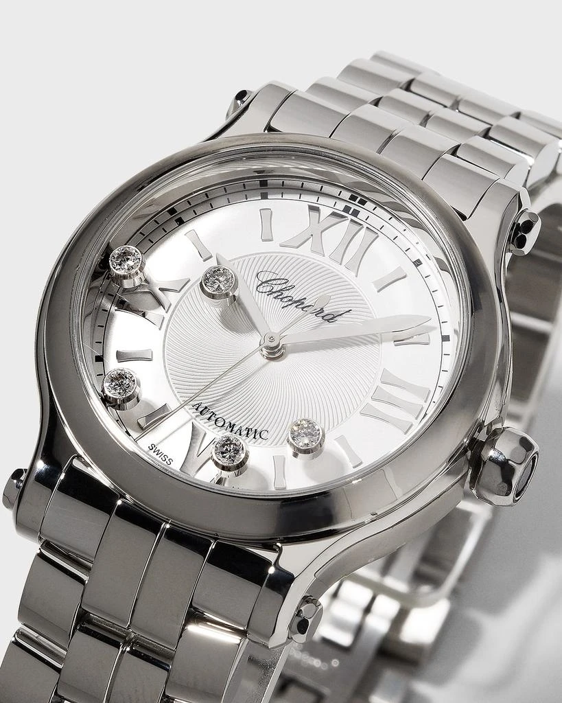 Chopard Happy Sport 33mm Stainless Steel 5-Diamond Watch 3