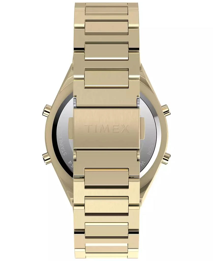 Timex Men's Quartz Digital Gold-Tone Stainless Steel Watch, 39mm 3