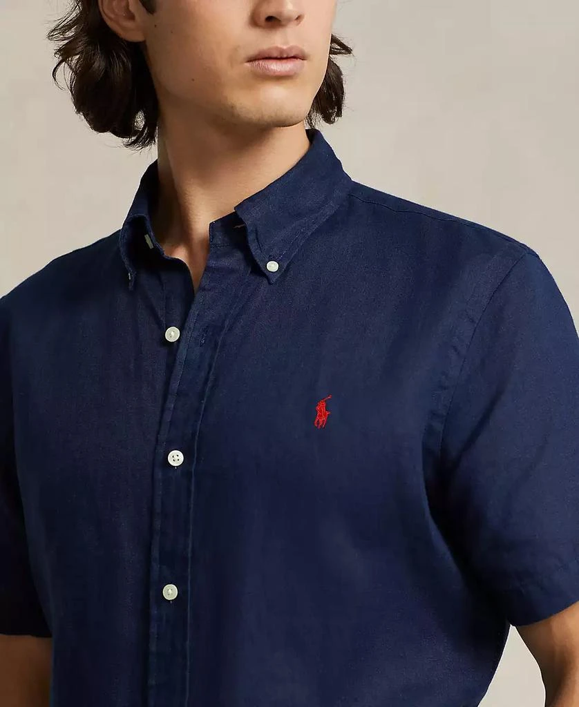 Ralph Lauren Men's Short-Sleeve Linen Button-Up 3