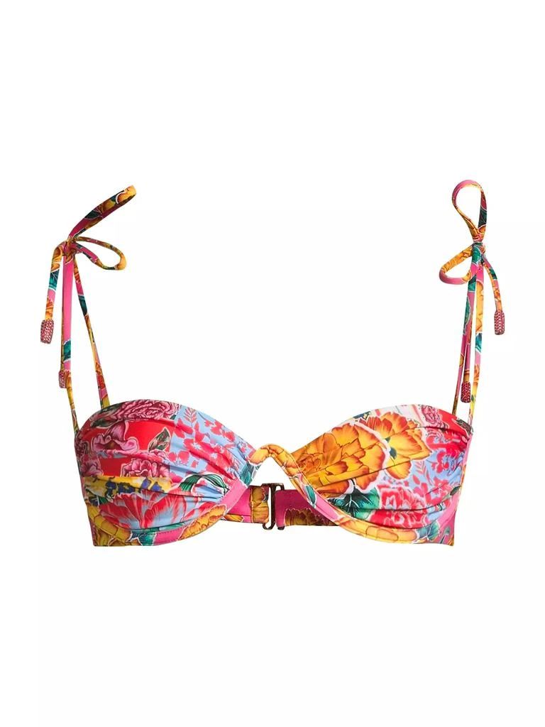 Agua Bendita Fiorever Donna Floral Underwire Bikini Top 1