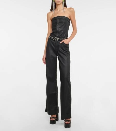 7 For All Mankind Coated denim jumpsuit 2
