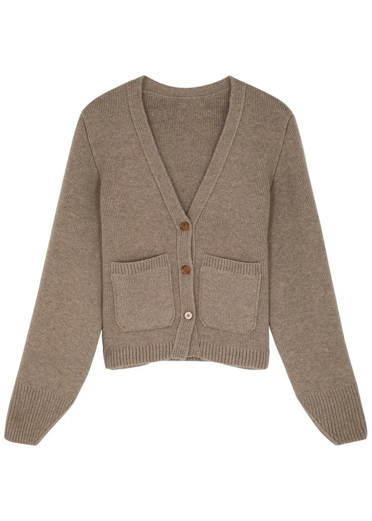 Khaite Scarlet cashmere cardigan 1