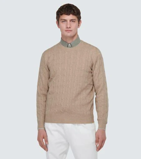 Brunello Cucinelli Cable-knit cashmere sweater 3