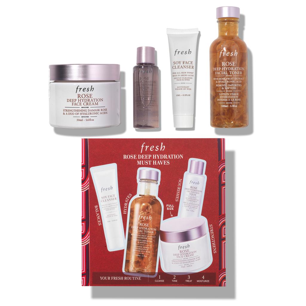 Fresh Rose Hydrating Skincare Set