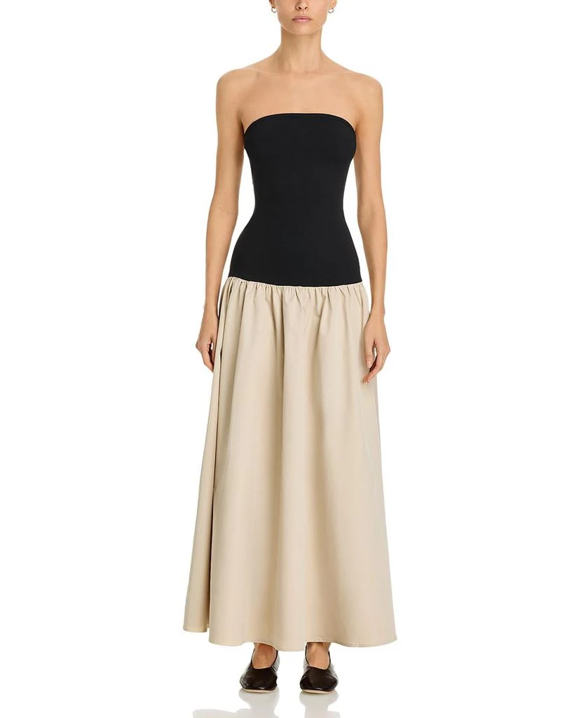 FORE Mixed Media Drop Waist Dress 6
