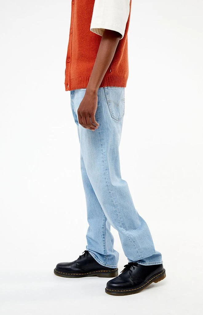 Levi's Light Indigo Blue 501 Original Fit Jeans 3