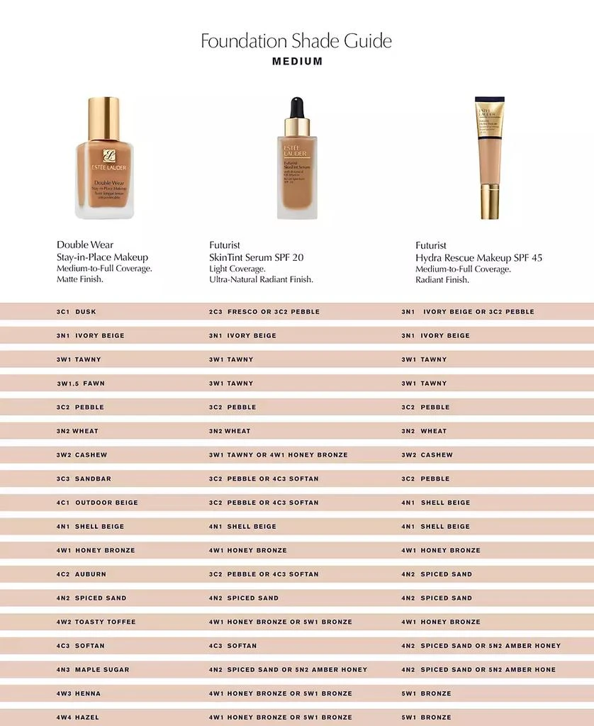 Estée Lauder Futurist Skin Tint Serum Foundation with Glycerin SPF 20 17