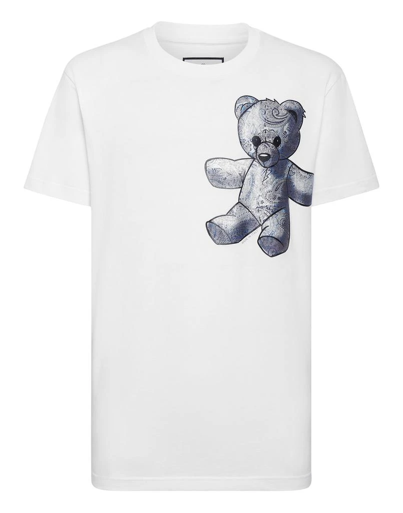 Philipp Plein T-shirt Round Neck SS Paisley Teddy Bear 5
