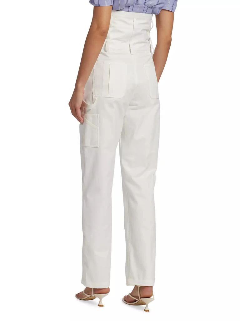 anOnlyChild Oraca High-Waisted Corset Denim Pants 5