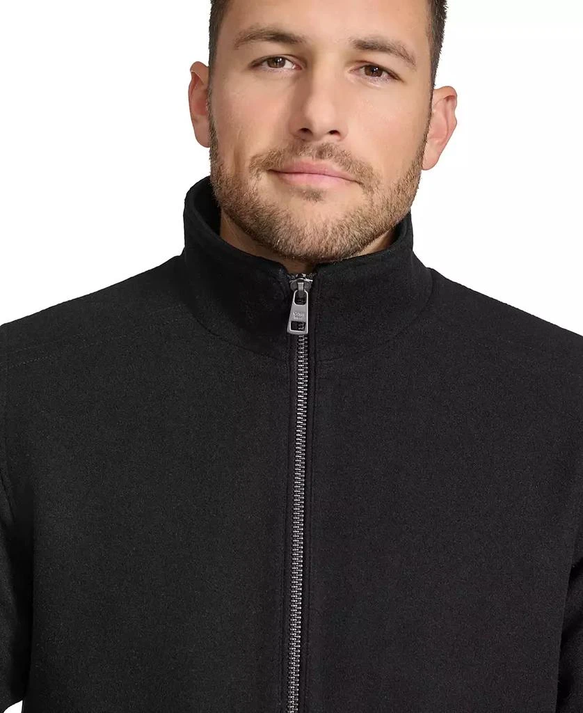 Calvin Klein Men's Wool Bomber Jacket With Knit Trim 5