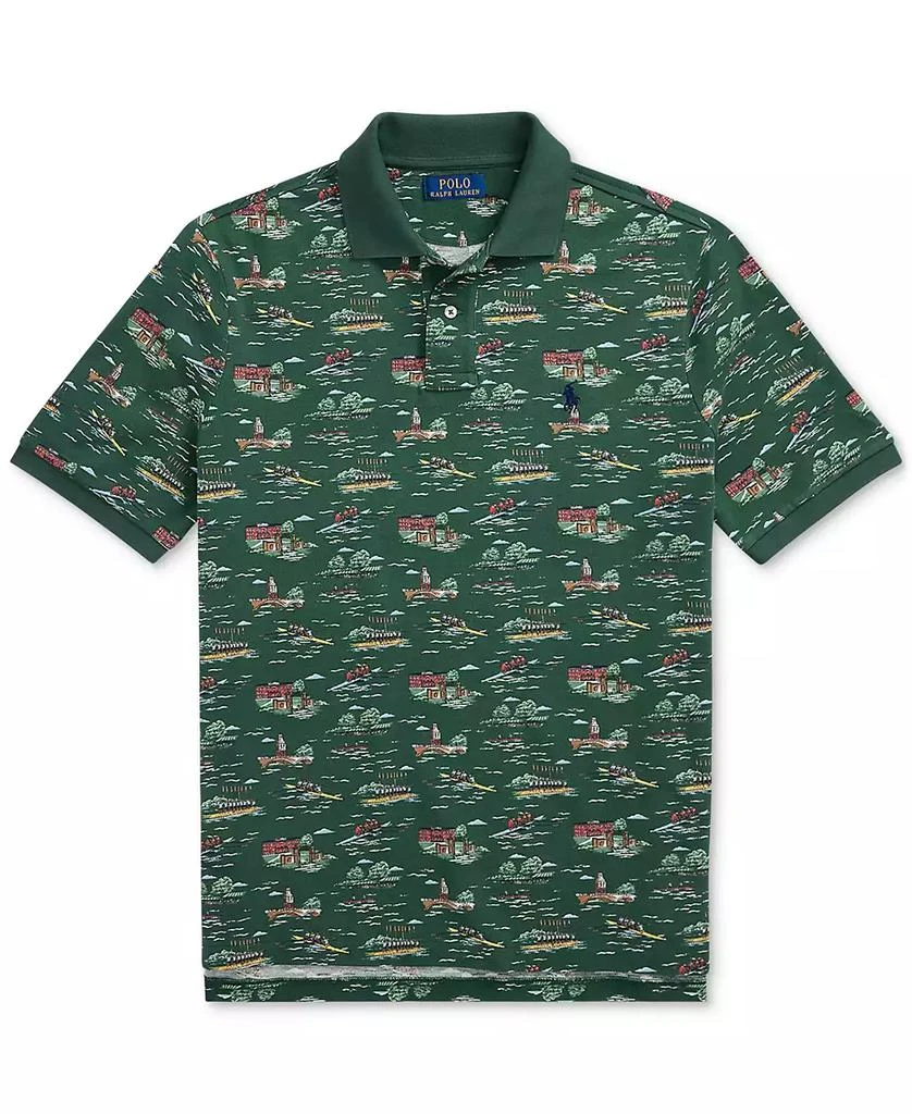 Ralph Lauren Men
s Classic-Fit Scenic-Print Mesh Polo Shirt 5