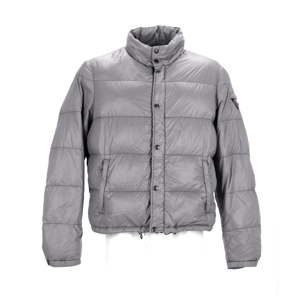 Prada Puffer Jacket in Grey Nylon 2